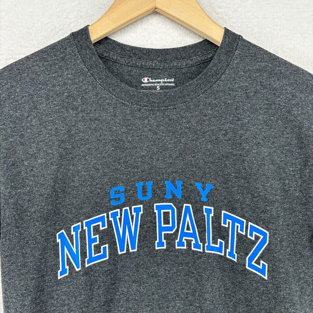 Champion Gray SUNY New Paltz Short Sleeve Tee